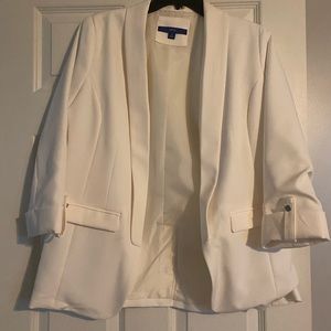 Apt. 9 white ivory blazer jacket